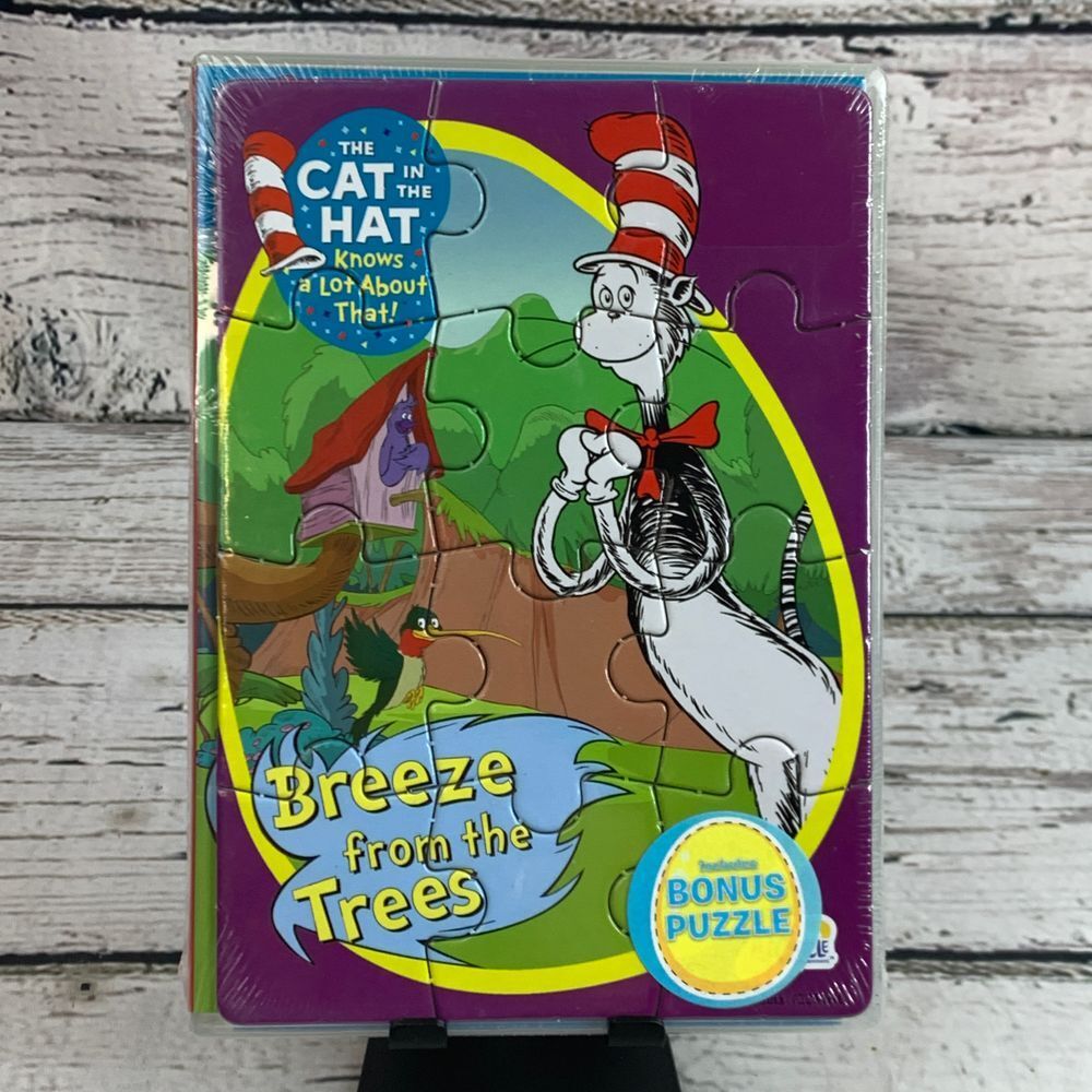 Cat in the Hat Knows a‎ Lot About That Breeze from the Trees DVD w/ Puzzle NEW